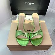 Gianvito Rossi Lucrezia Mule 70 Green Shiny Calf - 5