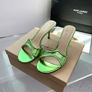 Gianvito Rossi Lucrezia Mule 70 Green Shiny Calf - 4