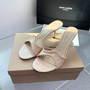 Gianvito Rossi Lucrezia Mule 70 Beige Shiny Calf - 5