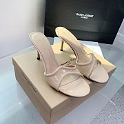 Gianvito Rossi Lucrezia Mule 70 Beige Shiny Calf - 4
