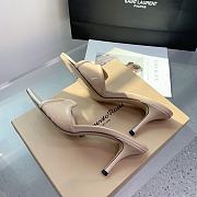 Gianvito Rossi Lucrezia Mule 70 Beige Shiny Calf - 2