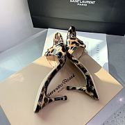 Gianvito Rossi Lucrezia Mule 70 Leopard Printed Shiny Calf - 5