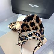 Gianvito Rossi Lucrezia Mule 70 Leopard Printed Shiny Calf - 4