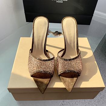Gianvito Rossi Rania Mule 85 Brown