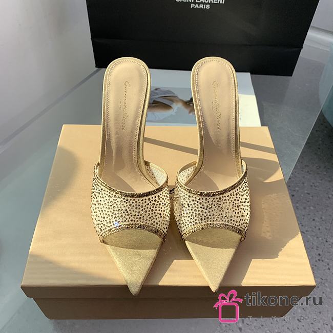 Gianvito Rossi Rania Mule 85 Beige - 1