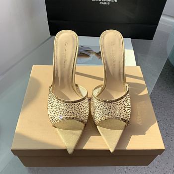 Gianvito Rossi Rania Mule 85 Beige