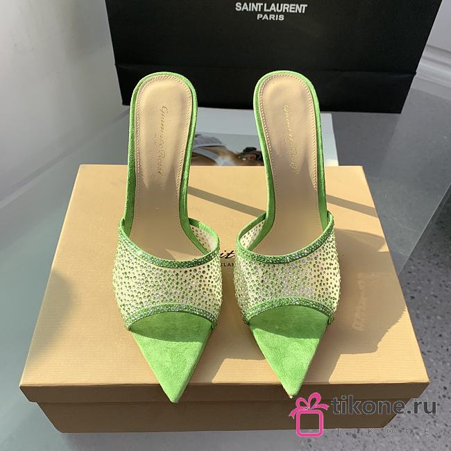 Gianvito Rossi Rania Mule 85 Green - 1