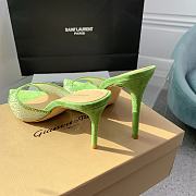 Gianvito Rossi Rania Mule 85 Green - 5