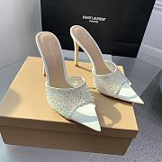 Gianvito Rossi Rania Mule 85 White - 6
