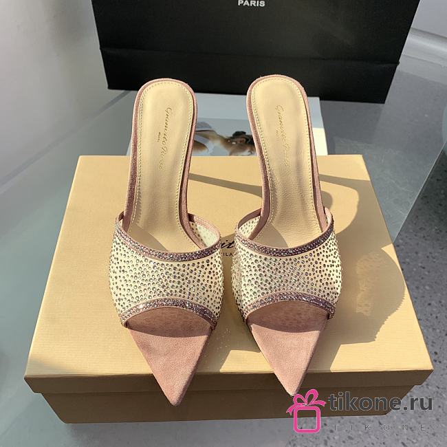 Gianvito Rossi Rania Mule 85 Pink - 1