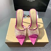 Gianvito Rossi Rania Mule 85 Dark Pink - 1