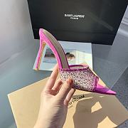 Gianvito Rossi Rania Mule 85 Dark Pink - 3