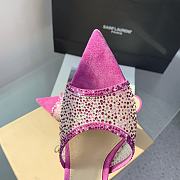 Gianvito Rossi Rania Mule 85 Dark Pink - 2