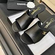 Chanel Mules Calfskin Black 95mm - 3