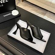 Chanel Mules Calfskin Black 95mm - 2