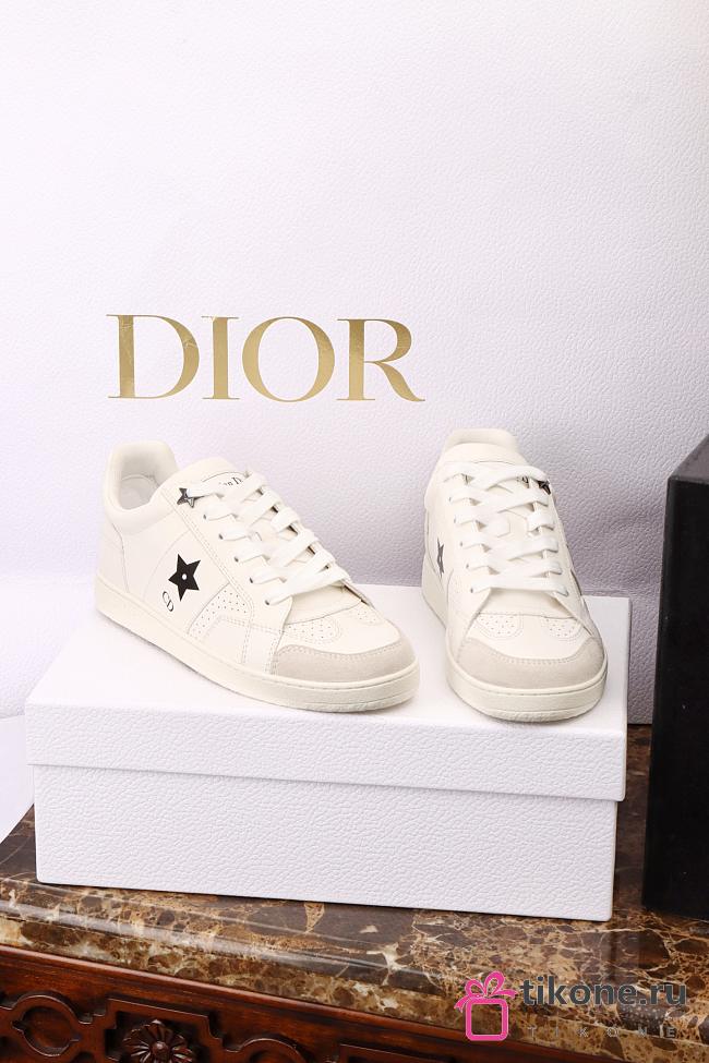 Dior Star Sneaker White Calfskin and Suede Calfskin - 1