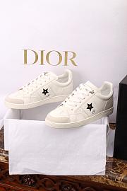 Dior Star Sneaker White Calfskin and Suede Calfskin - 6