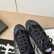 Chanel Sneakers Suede Calfskin Calfskin & Grosgrain Black - 3