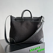 Bottega Veneta Andiamo Voyager Canvas and Leather Black - 43x39x20 - 3