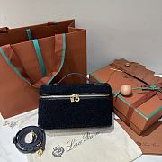 Loro Piana Extra Pocket L19 Cashfur Navy - 19x7x12cm - 1