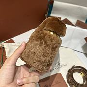 Loro Piana Extra Pocket L19 Ram Leather Brown - 19x7x12cm - 4