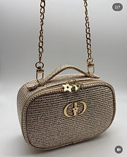 Gift Dior Holiday Pouch Metallic Gold (bills over $500) - 2