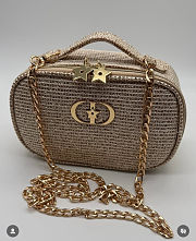 Gift Dior Holiday Pouch Metallic Gold (bills over $500) - 6