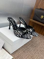 Dior Heeled Slide Oblique - 4