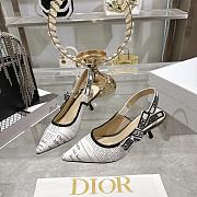 J'Adior Slingback Pump Newspaper Slingback 6.5cm - 5