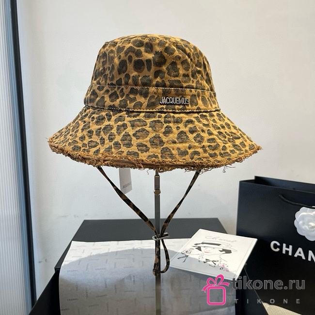 Jacquemus Bucket Hat Leopard  - 1