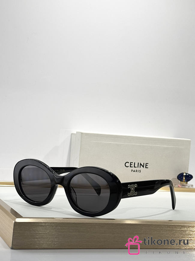 Celine Sunglasses Black Silver CL40194U  - 1
