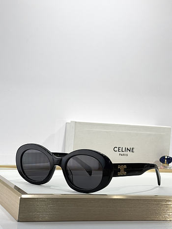 Celine Sunglasses Black Gold CL40194U 