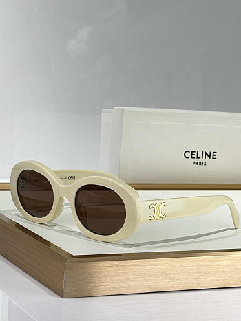 Celine Sunglasses White CL40194U