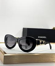 Chanel Oval Sunglasses Black CH9182 - 1