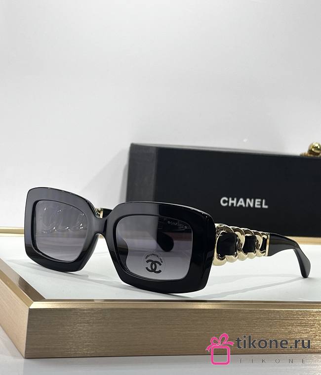 Chanel Rectangle Sunglasses Black CH9183 - 1