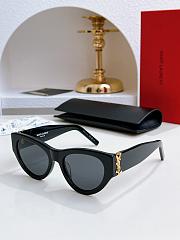 YSL Saint Laurent Sunglasses Black Gold SL M94 - 1