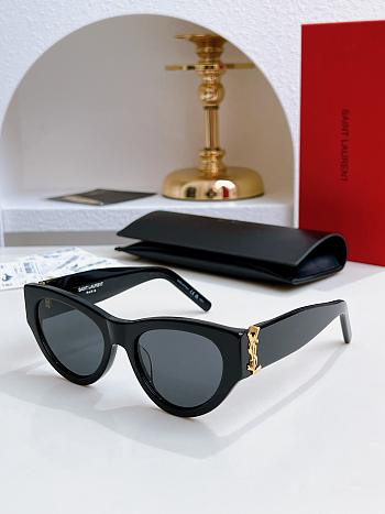 YSL Saint Laurent Sunglasses Black Gold SL M94