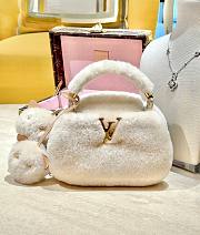 LV Capusnow Capucines Shearling Leather M26324 - 20x13x11cm - 2
