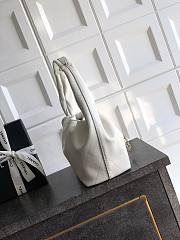 Chanel Hobo Handbag Calfskin & Gold Tone Metal White - 32x24x12cm - 2