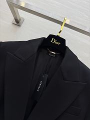 Versace Single Breasted Blazer Black  - 5