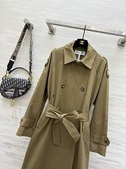 Dior Trench Coat Beige Cotton Gabardine - 6