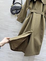 Dior Trench Coat Beige Cotton Gabardine - 5