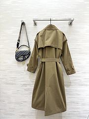 Dior Trench Coat Beige Cotton Gabardine - 3
