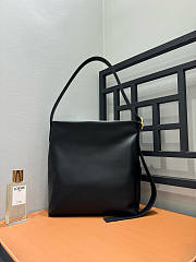 Loewe Draped Tote In Mellow Nappa Lambskin Black - 30x29x14cm - 4