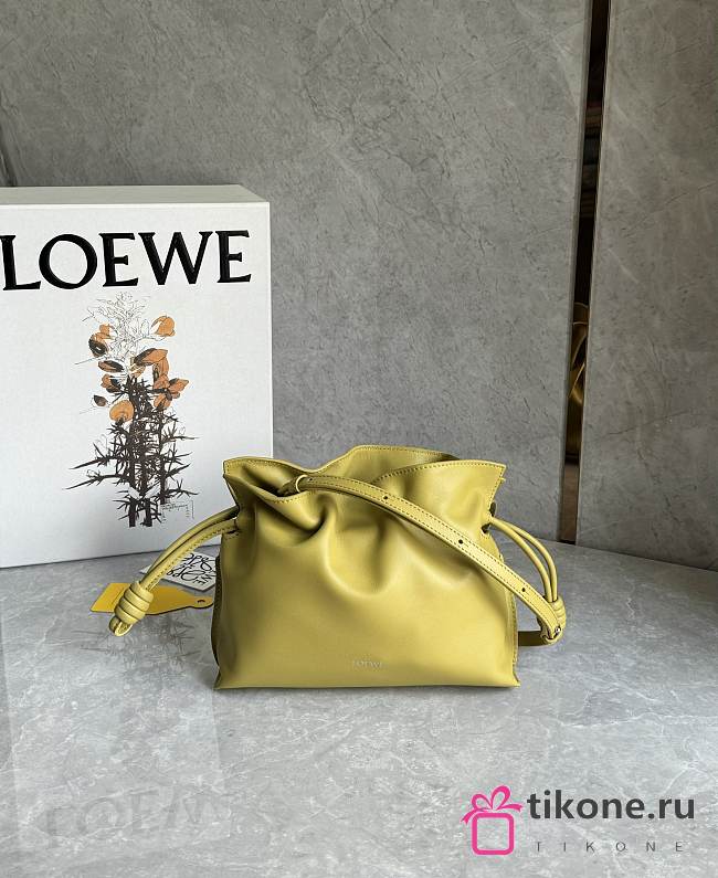 Loewe Mini Flamenco Clutch In Nappa Calfskin Ginger - 23.9x18x9cm  - 1