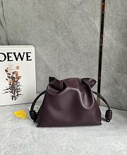 Loewe Medium Flamenco Clutch In Nappa Calfskin Burgundy - 30x24.5x10.5cm - 6