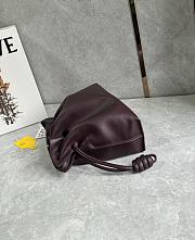 Loewe Medium Flamenco Clutch In Nappa Calfskin Burgundy - 30x24.5x10.5cm - 4