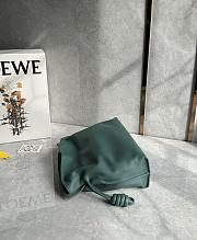 Loewe Medium Flamenco Clutch In Nappa Calfskin Green - 30x24.5x10.5cm - 5