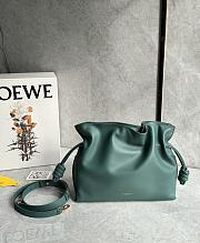 Loewe Medium Flamenco Clutch In Nappa Calfskin Green - 30x24.5x10.5cm - 4