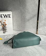 Loewe Medium Flamenco Clutch In Nappa Calfskin Green - 30x24.5x10.5cm - 3